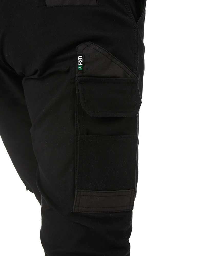 WP-4W Ladies Stretch Cuffed Work Pants - Black - Image 7