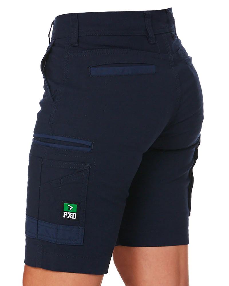 WS-3W Ladies Stretch Work Shorts - Navy - Image 4