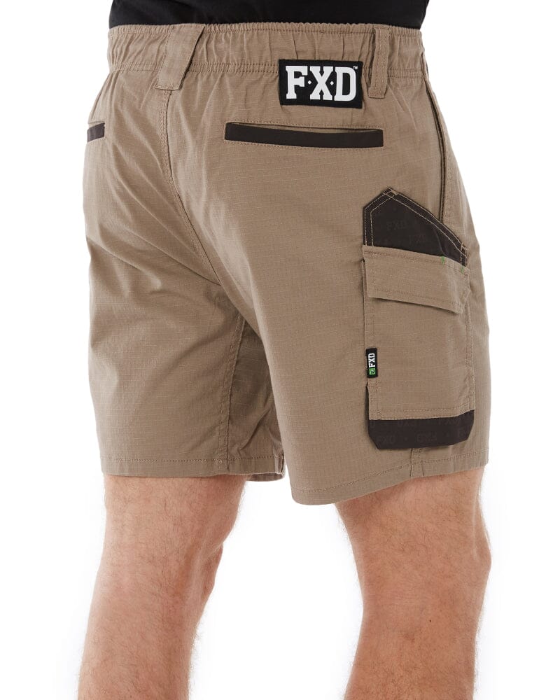 WS-7 Elastic Waist Stretch Utility Short - Khaki - Image 5