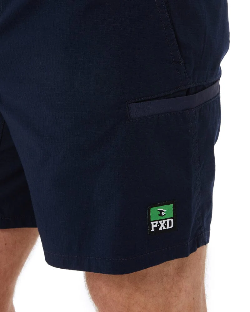 WS-7 Elastic Waist Stretch Utility Short - Navy - Image 7