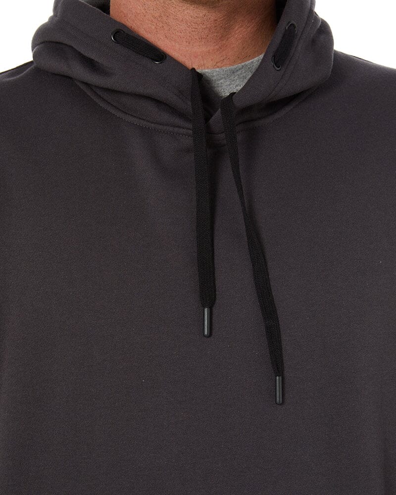 Brushed Fleece Hoodie - Charcoal - Image 6