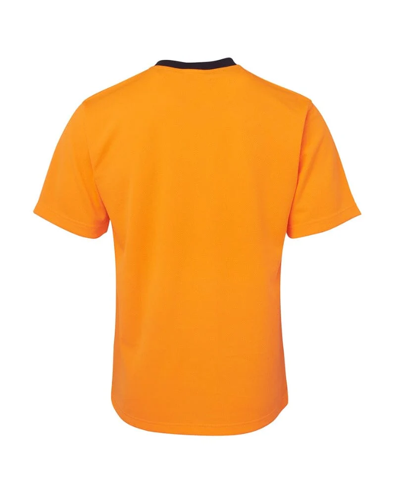 Hi Vis Trad T-Shirt - Orange/Navy - Image 3