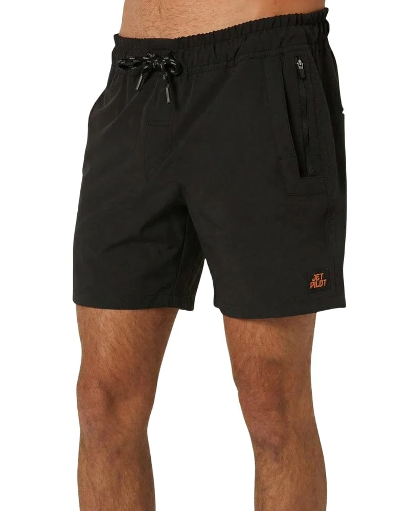 Jet-Lite Elastic Waist Walkshort - Black - Image 3