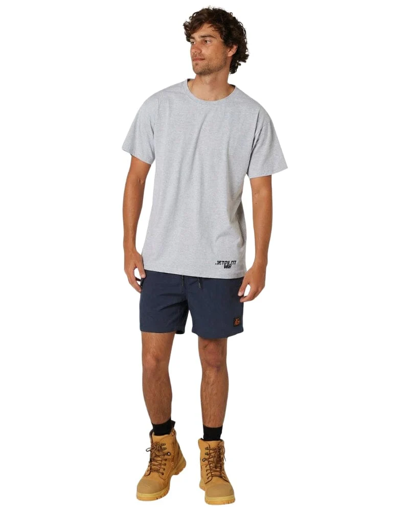 Jet-Lite Elastic Waist Walkshort - Navy - Image 2