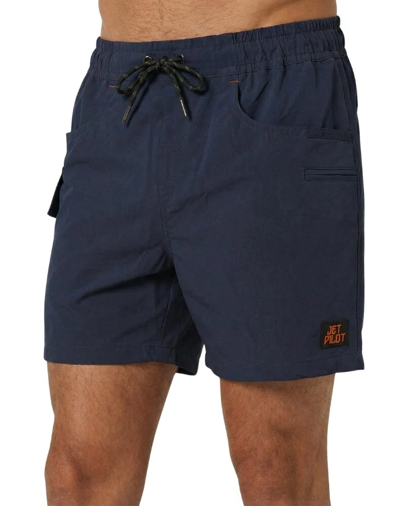 Jet-Lite Elastic Waist Walkshort - Navy - Image 3