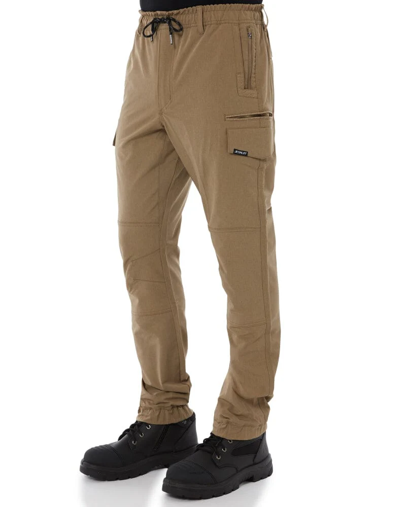 Jet-Lite Hybrid Elastic Waist Cuff Pant - Khaki - Image 3
