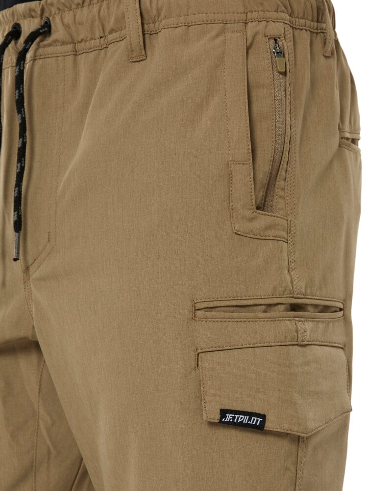 Jet-Lite Hybrid Elastic Waist Work Pants - Khaki - Image 7