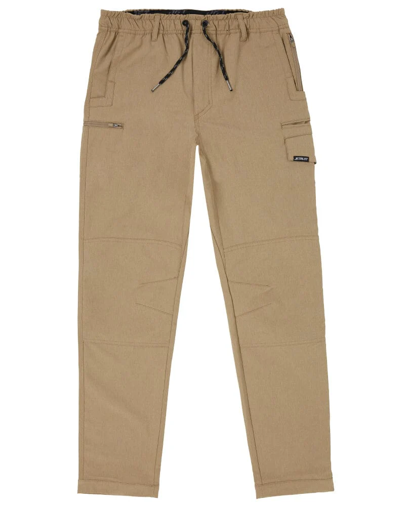 Jet-Lite Hybrid Elastic Waist Work Pants - Khaki - Image 8