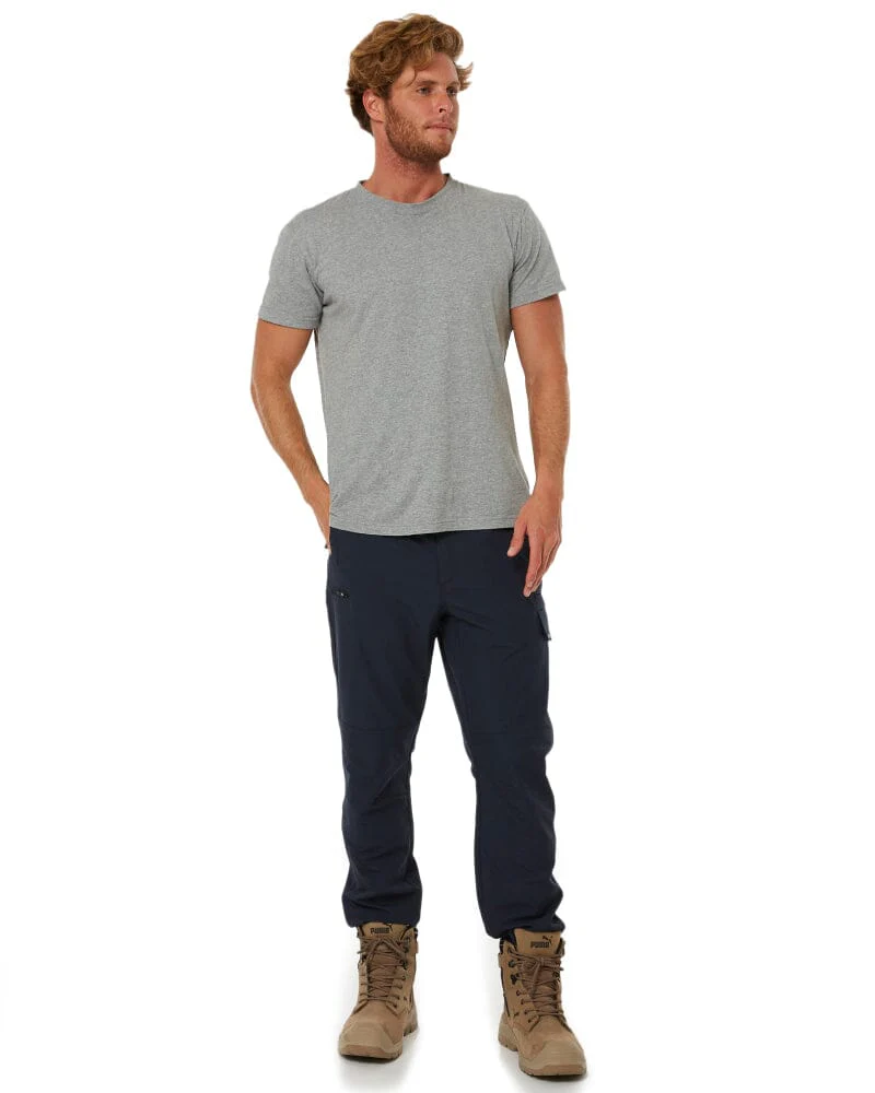 Jet-Lite Hybrid Elastic Waist Work Pants - Navy - Image 2