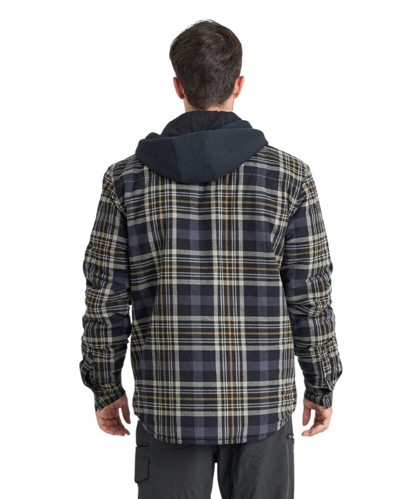 Quilted Flannel Jacket - Grey - Image 3