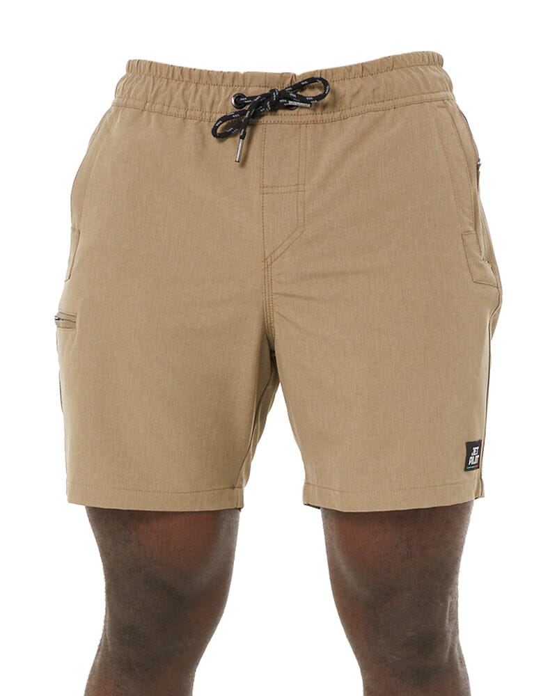 Tradies Jet-Lite Hybrid Shorts Value Pack - Khaki - Image 2
