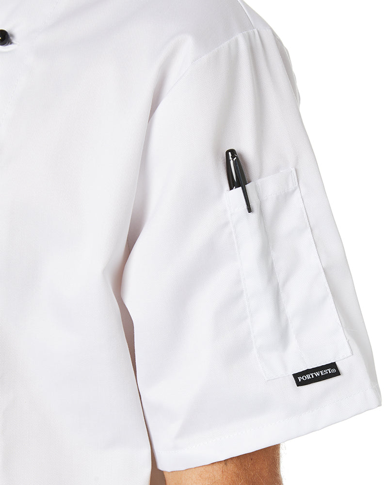Kent Chefs SS Jacket - White - Image 5