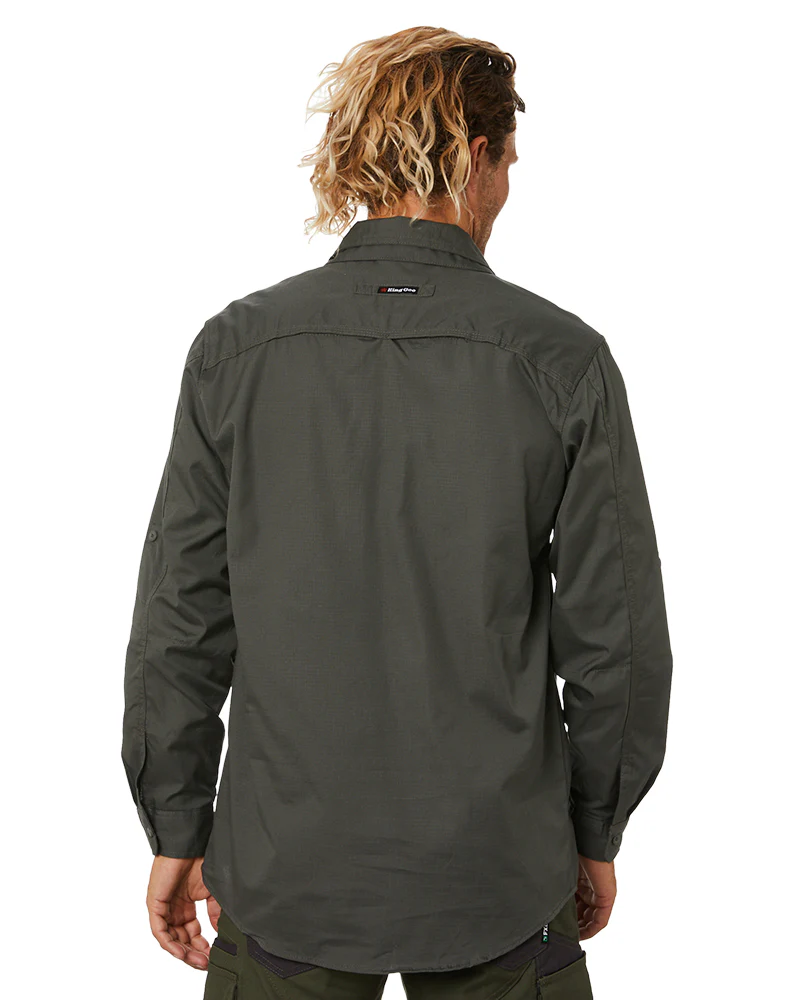 Workcool 2 Long Sleeve Shirt - Green - Image 4