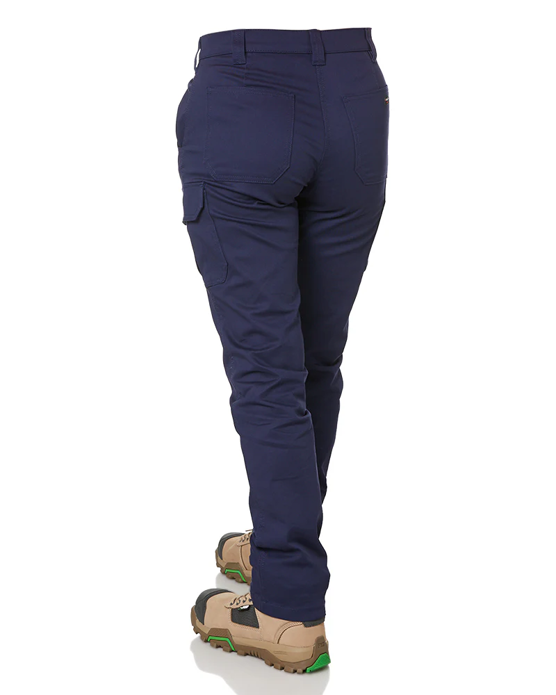 Ladies Basic Stretch Pants - Navy - Image 4