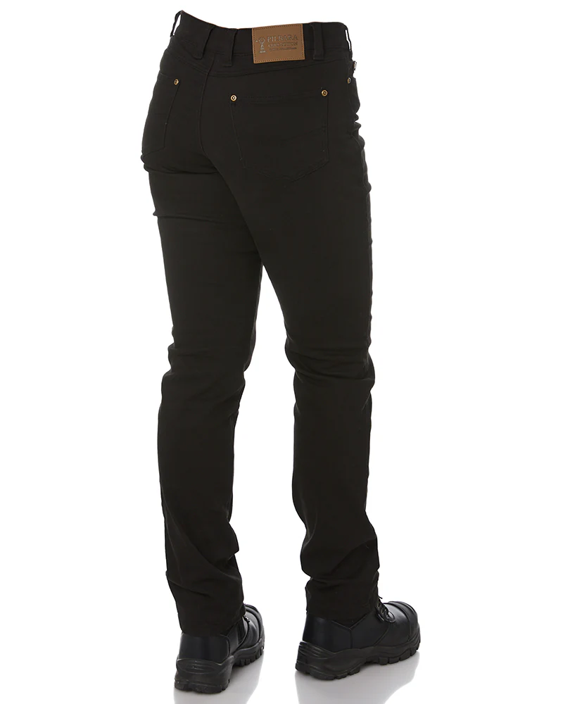 Ladies Cotton Stretch Jeans - Black - Image 5