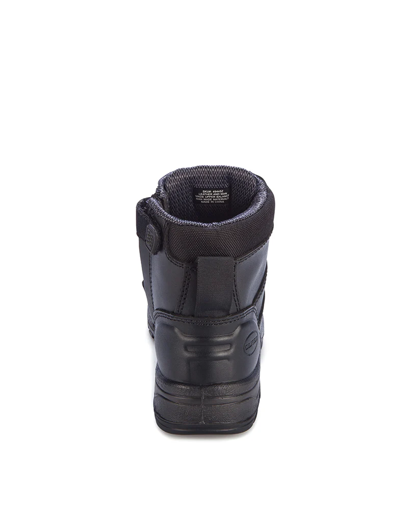 Ladies Zip Side Ankle Boot - Black - Image 3