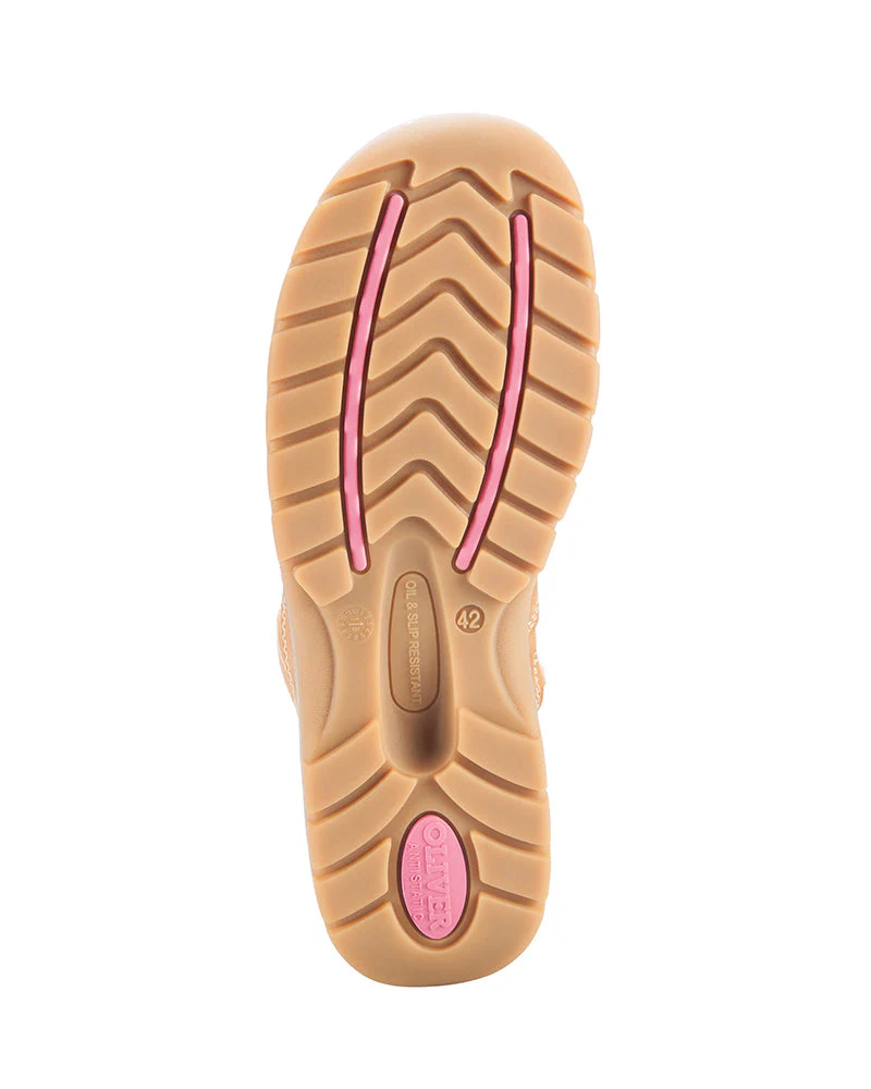 Ladies Zip Side Ankle Boot - Wheat - Image 6