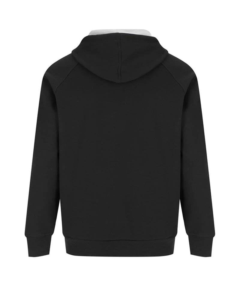 Pullover Raglan Sleeve Hoodie - Black - Image 3