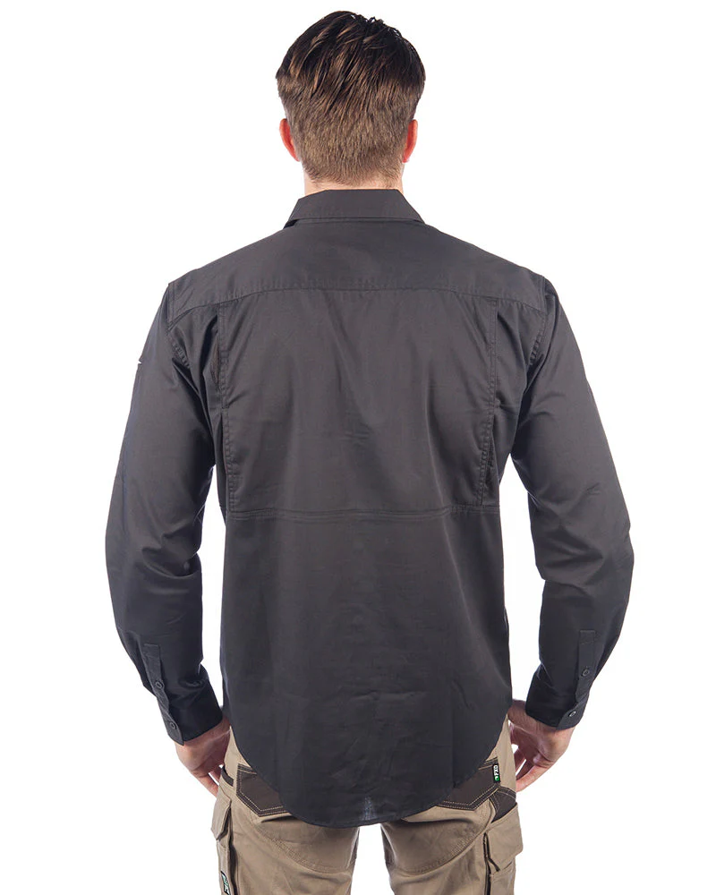 Sitemaster LS Shirt - Charcoal - Image 3