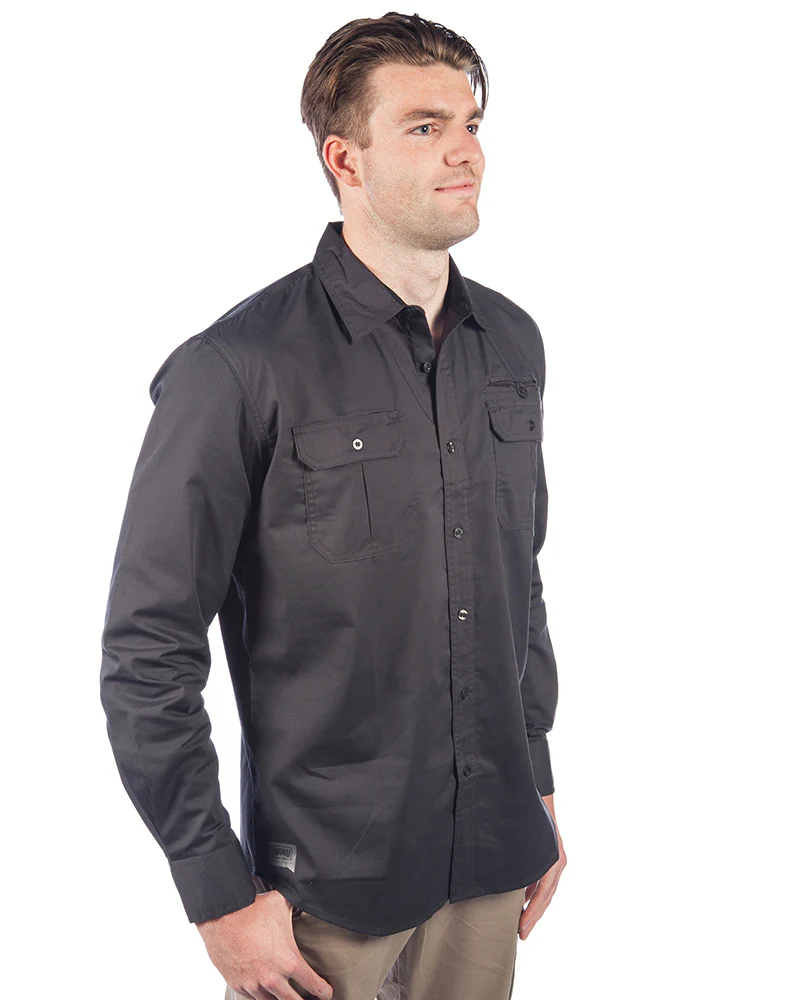 Sitemaster LS Shirt - Charcoal - Image 4