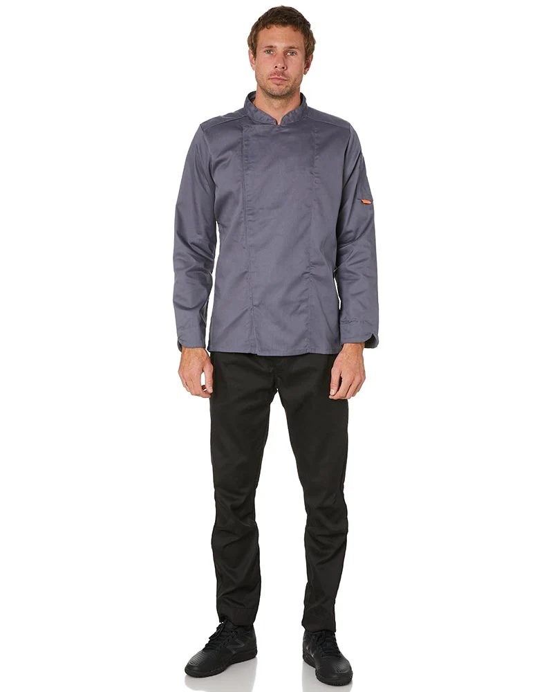 Mesh Air Pro LS Chefs Jacket - Grey - Image 2