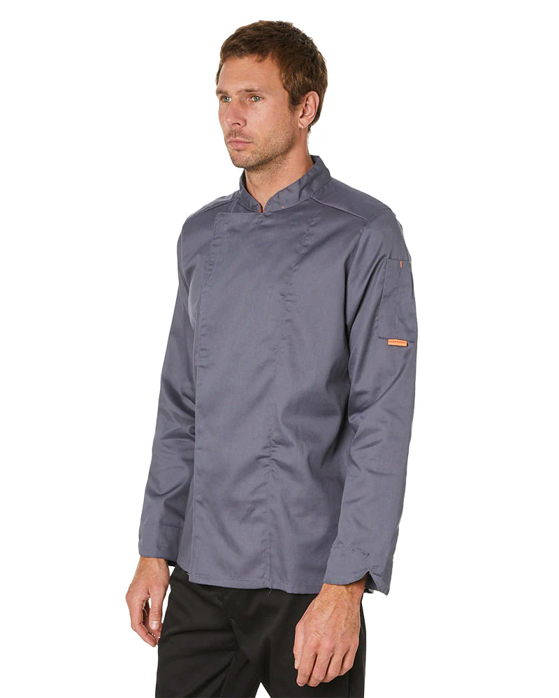 Mesh Air Pro LS Chefs Jacket - Grey - Image 3