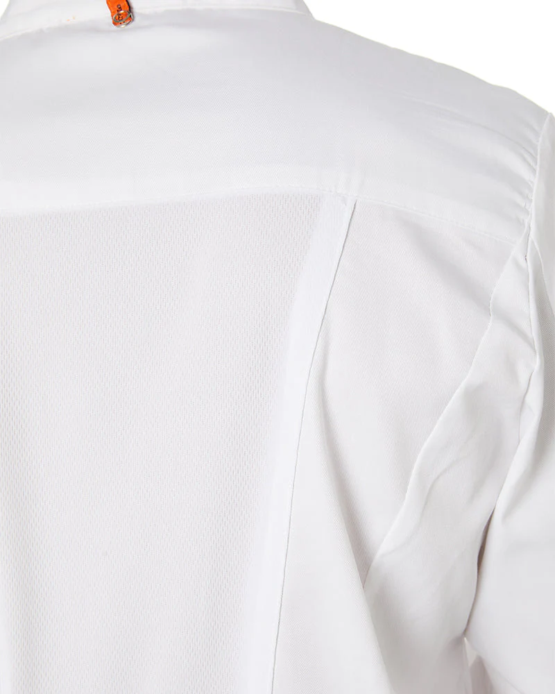 Mesh Air Pro LS Chefs Jacket - White - Image 5