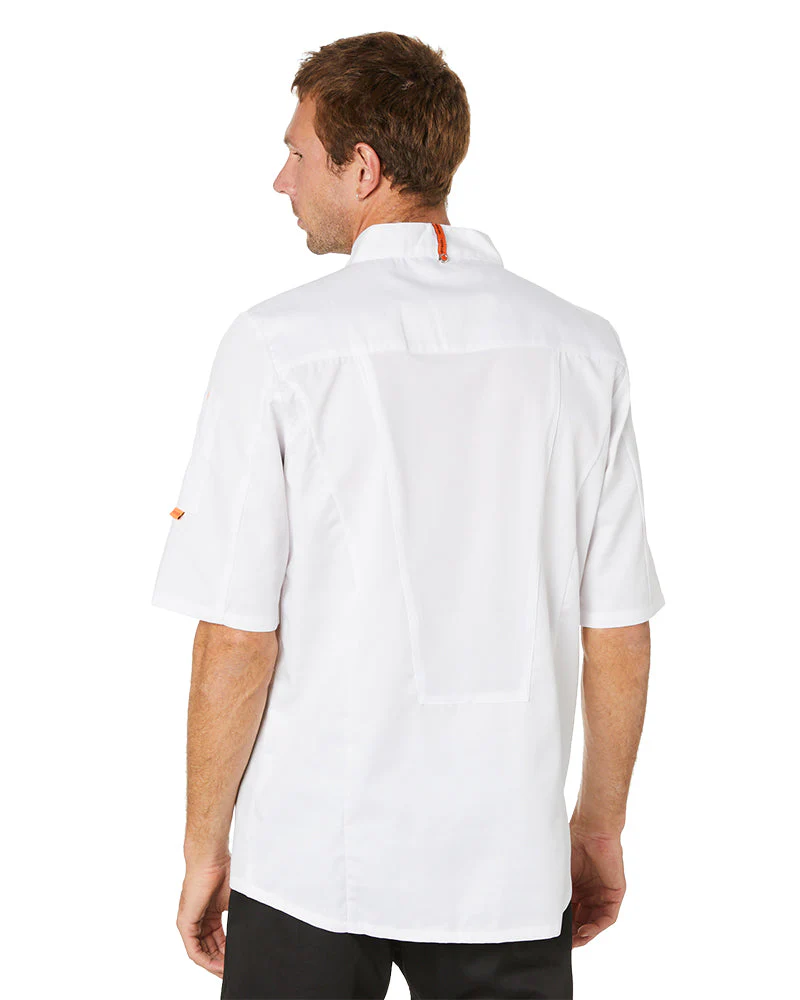 Mesh Air Pro SS Chefs Jacket - White - Image 3