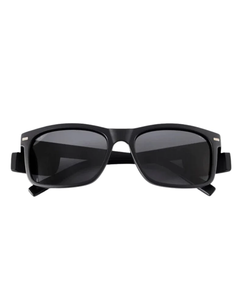 Big Kenneth Polarised Safety Glasses - Matte Black - Image 2
