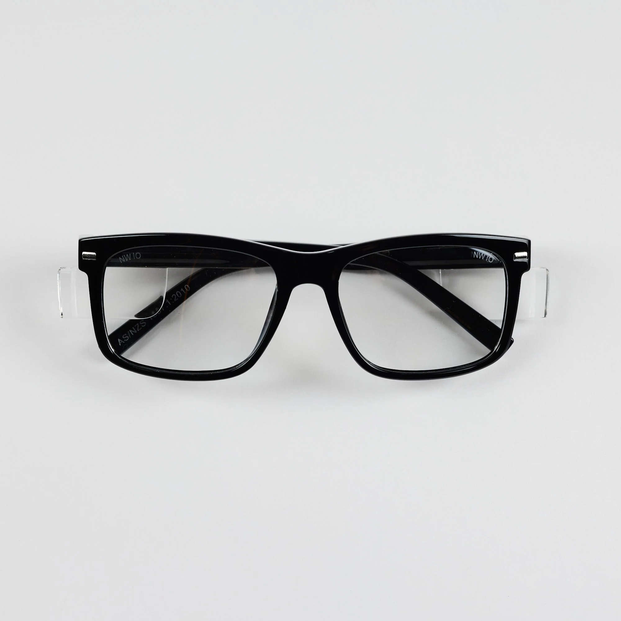 Kenneth Safety Glasses - Black/Clear - Image 2