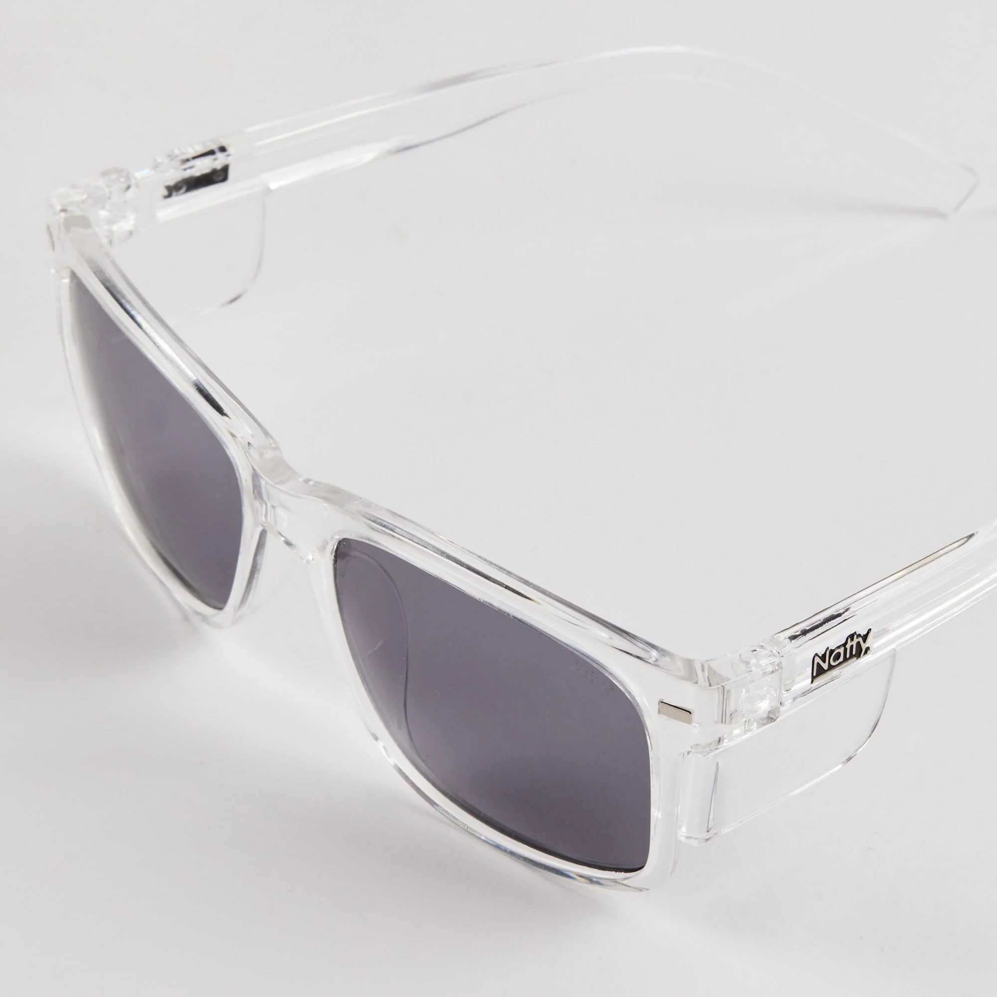Kenneth Safety Glasses - Smoke/Clear - Image 3