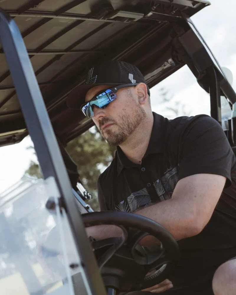 Rev Polarised Safety Glasses - Blue Mirror - Image 2