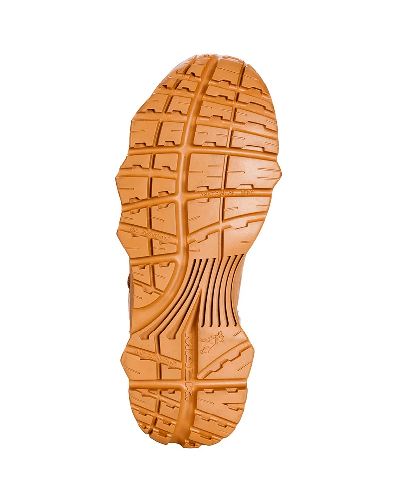Octane Lace Up Safety Boot with Zip - Honey - Image 6
