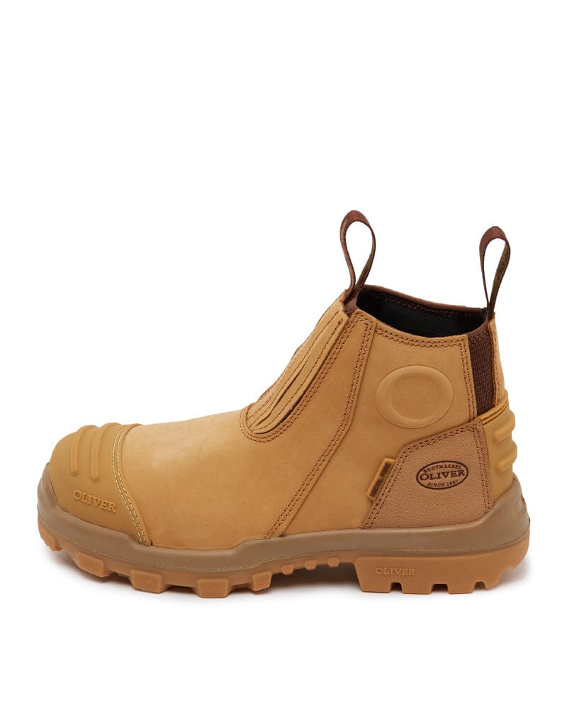AT 54-522 Elastic Sided Safety Boot - Wheat - Image 2