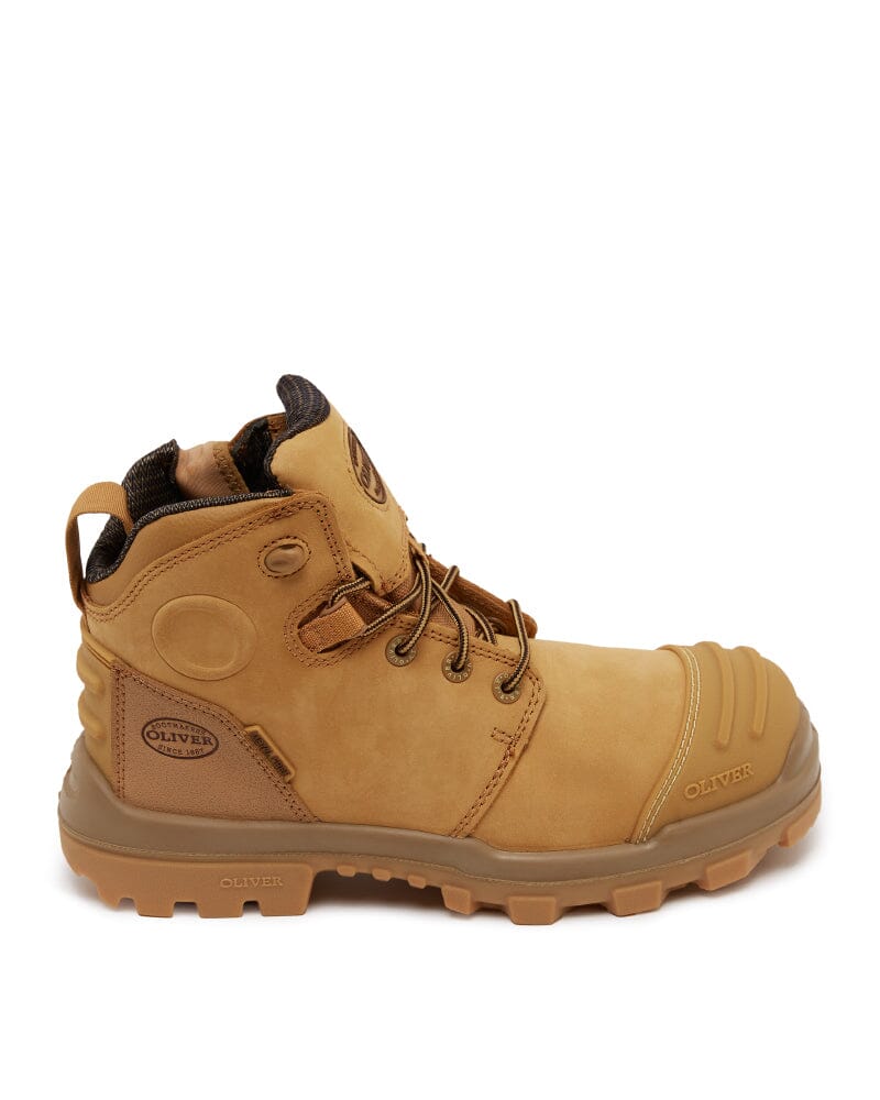 AT 54-530Z Zip Side Safety Boot - Wheat - Image 4