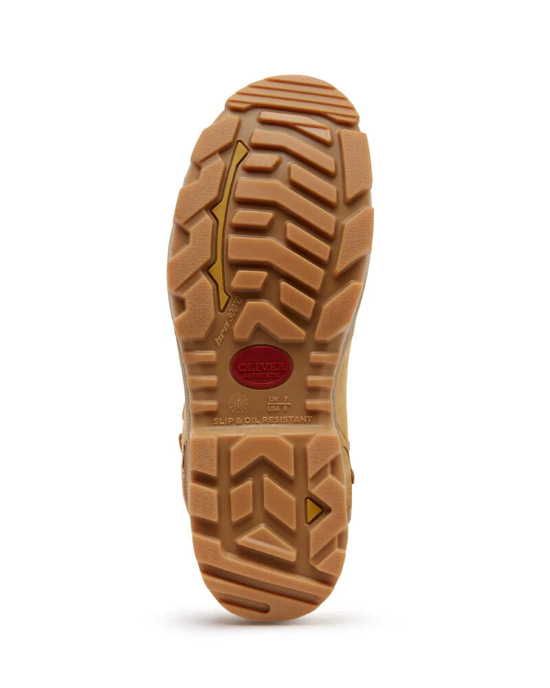 AT 54-530Z Zip Side Safety Boot - Wheat - Image 6