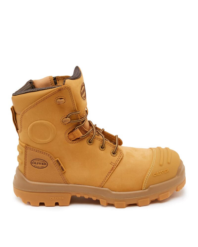 AT 54-532z Zip Side Safety Boot - Wheat - Image 4