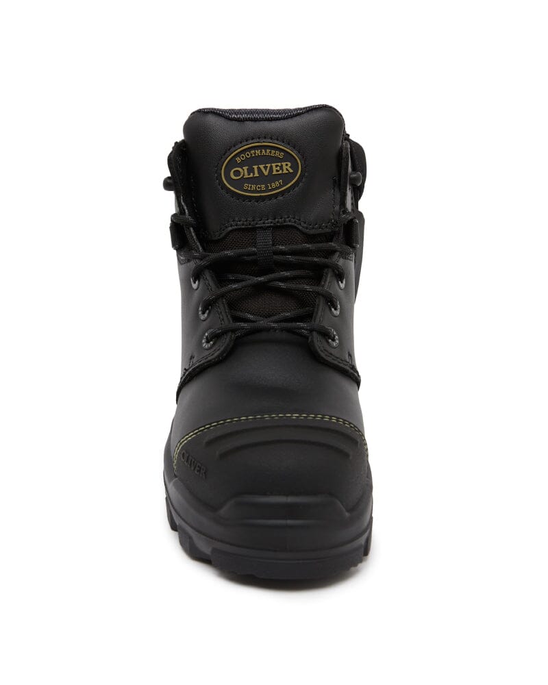 AT 54-540Z Zip Side Safety Boot - Black - Image 5