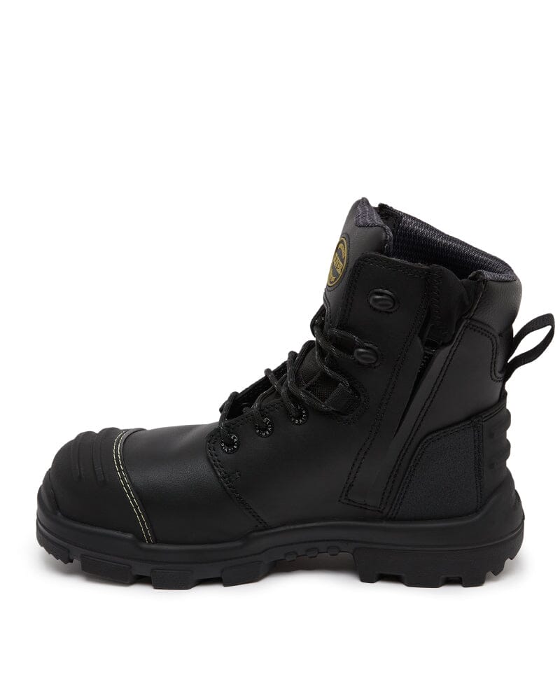AT 54-545z Zip Side Safety Boot - Black - Image 2