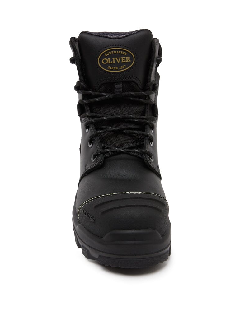 AT 54-545z Zip Side Safety Boot - Black - Image 5