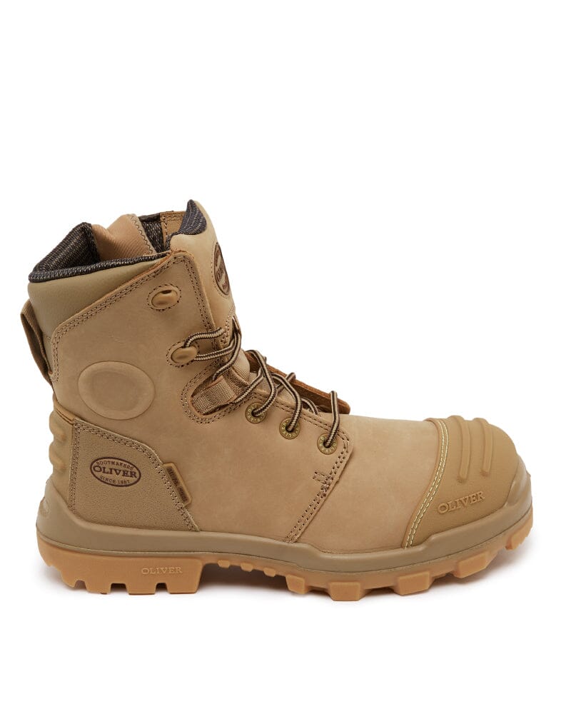 AT 54-552Z Zip Side Safety Boot - Stone - Image 4