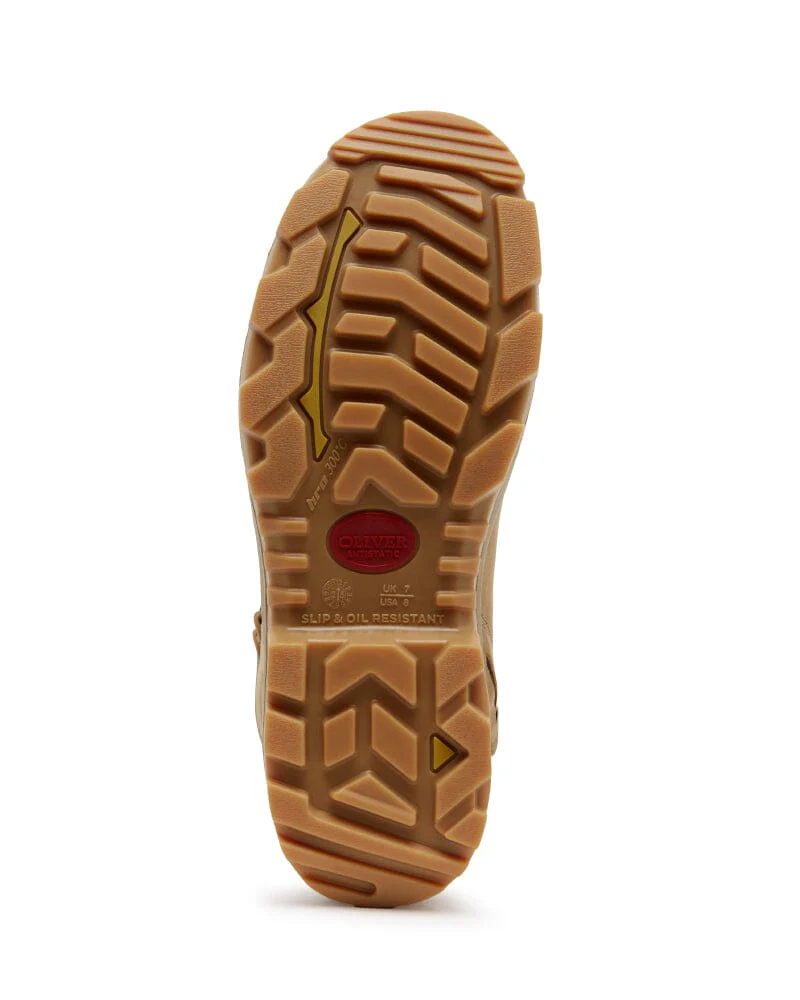 AT 54-552Z Zip Side Safety Boot - Stone - Image 6