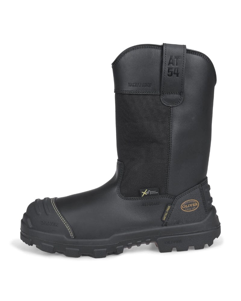 AT 54-590WRMP Pull On Waterproof Rigger Boot - Black - Image 5