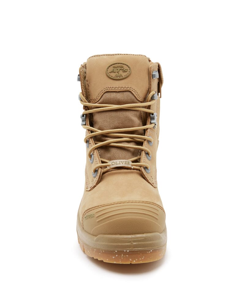Womens AT 59-452Z Zip Side Boot - Stone - Image 5