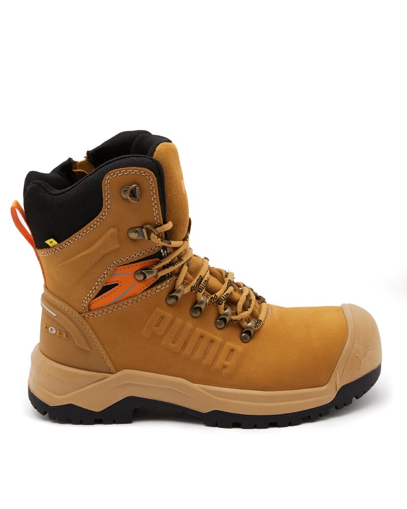 Iron Heavy Duty High Cut Safety Boot - Wheat - Image 4