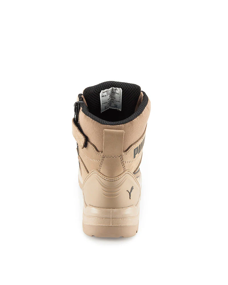 Ladies Conquest Waterproof Safety Boot - Stone - Image 3