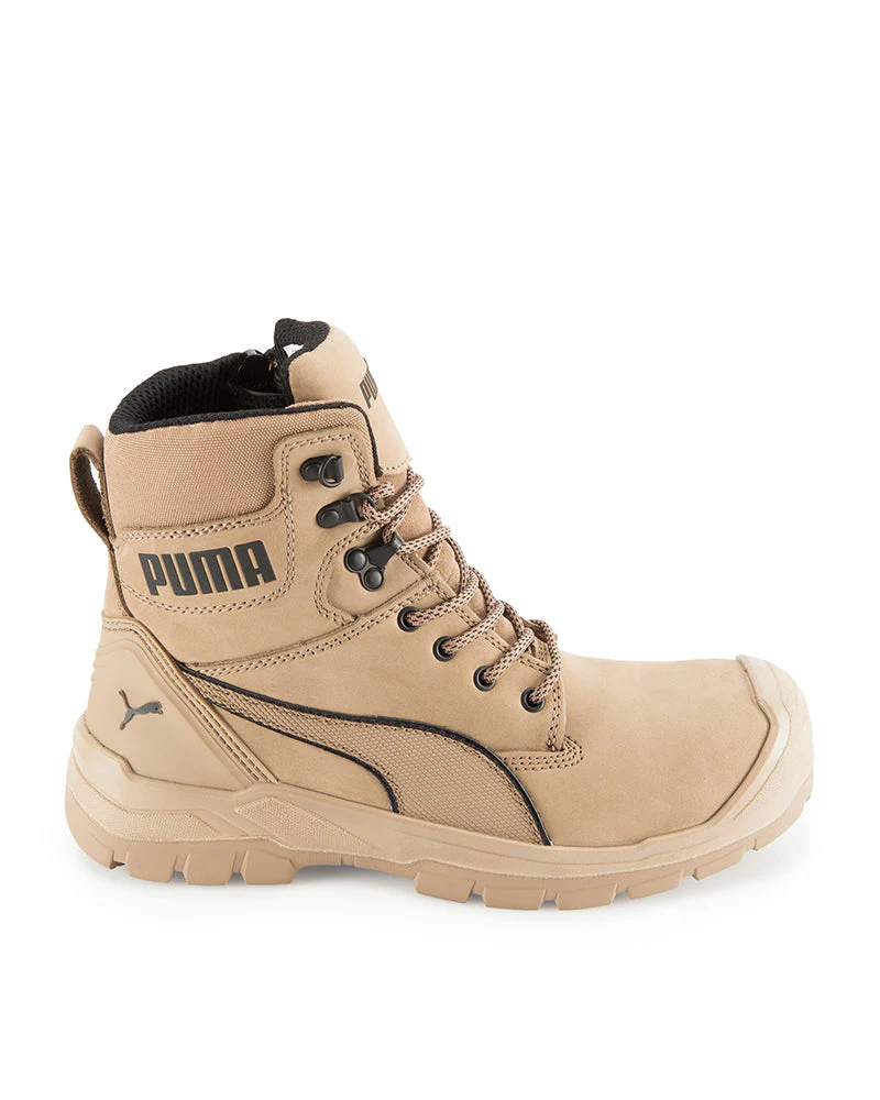 Ladies Conquest Waterproof Safety Boot - Stone - Image 4