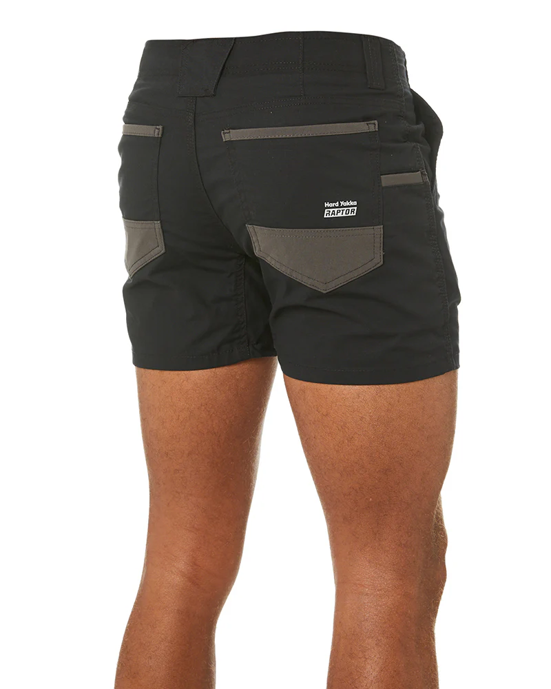 Raptor Active Short Shorts - Black - Image 5