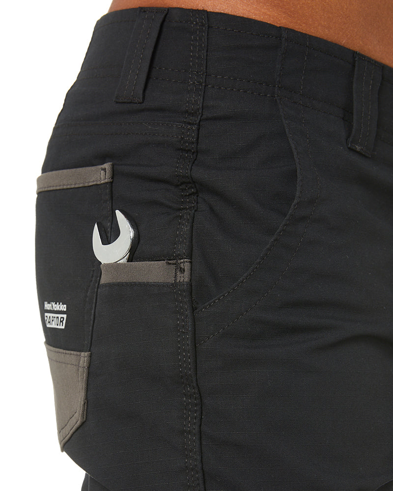 Raptor Active Short Shorts - Black - Image 6
