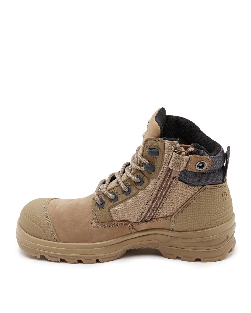 Lynx Zip Side Safety Boot - Stone - Image 2